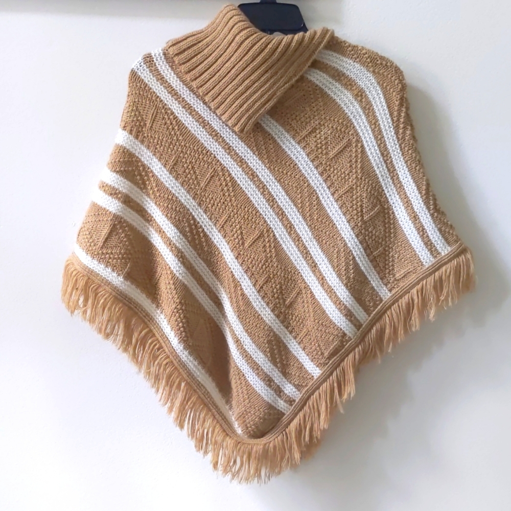 Knit Women's poncho sweater